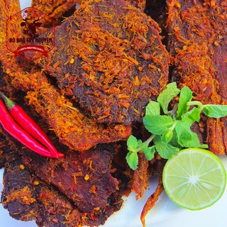 Thịt bò khô tây nguyên thượng hạng - nguyên chất 100% - loại miếng 200gr