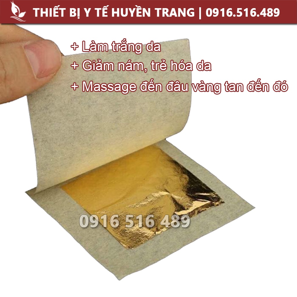 Mặt Nạ Vàng Lá 24K Nâng Cơ, Xóa Bỏ Nếp Nhăn, Làm Trắng Da, Giảm Sạm Nám, Trẻ Hóa Da