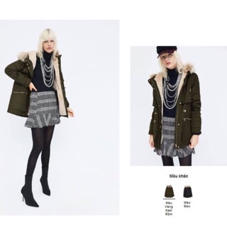 Parka lót lông