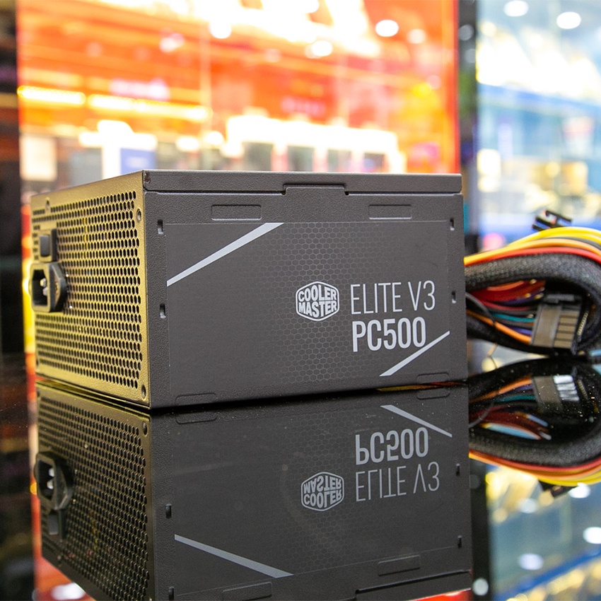 Nguồn máy tính Cooler Master Elite V3 230V PC500 500w(Màu đen)- Hàng Chính Hãng