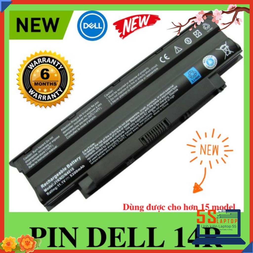 💥SIÊU RẺ💥 Pin Laptop Dell 14R N4010 N5010 N5110 N4050 N4110 N3420 1440 1450 N5040 N5050 N3520 N5030 N3010 N4040 3450