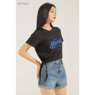 Áo thun ngắn buộc eo ATA620 GUMAC