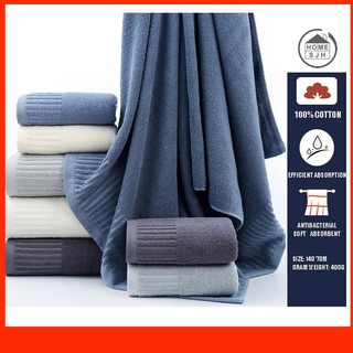 Khăn Tắm Chất Liệu Cotton Màu Trơn Kích Thước   /   Tiện Dụng