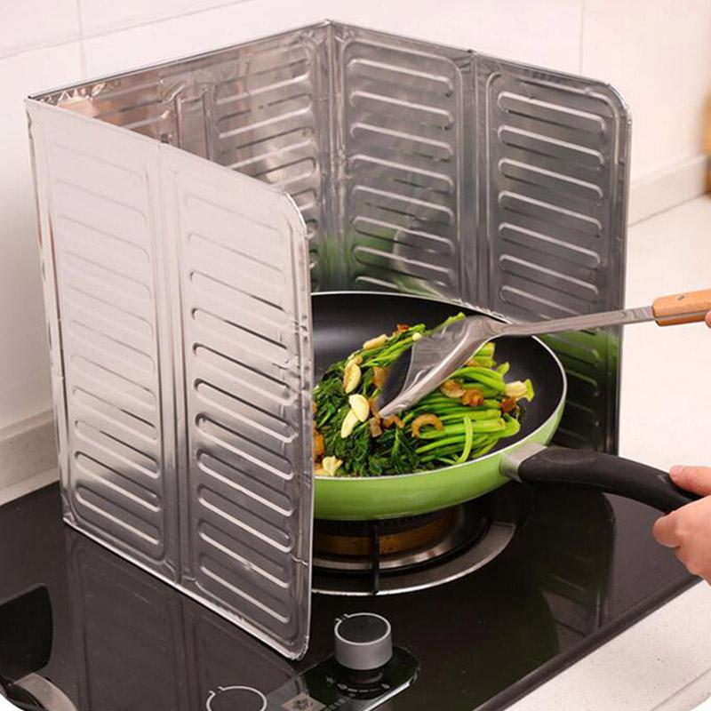 Tấm lá nhôm cách nhiệt bảo vệ bếp lò chống văng dầu tiện dụng cho nhà bếp