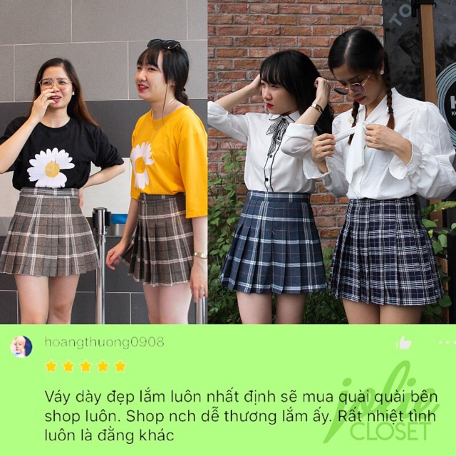 [Mã WASKT304 giảm 15% tối đa 30K đơn 99K] Chân Váy Tennis caro Hàng Nhập Cao Cấp ( 7 màu có clip, ảnh thật, có size lớn) | BigBuy360 - bigbuy360.vn