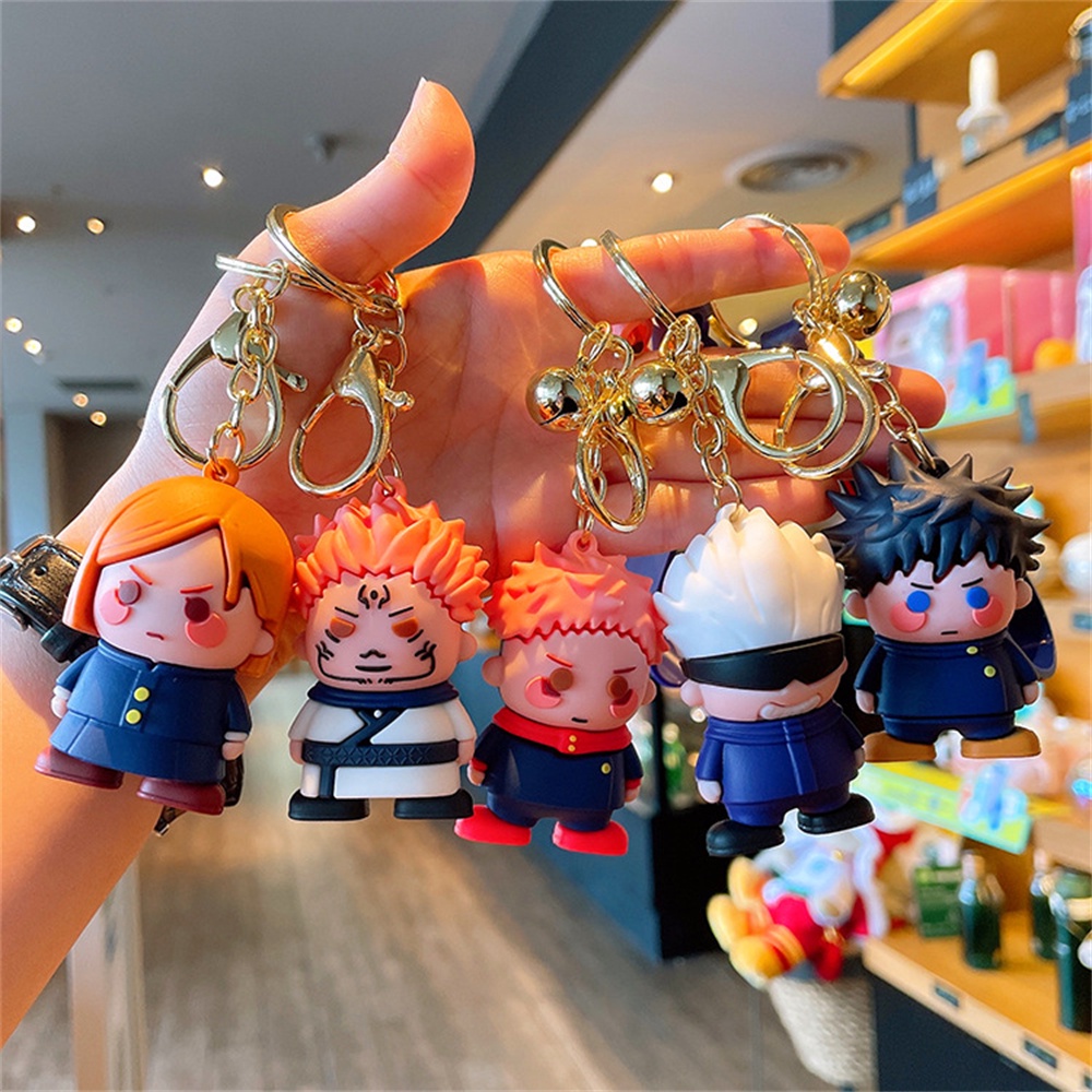 Móc khóa hình nhân vật anime Jujutsu Kaisen phong cách dễ thương độc đáo