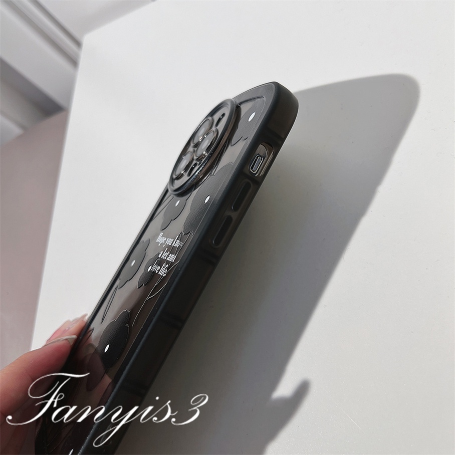 Ốp Điện Thoại Mềm Trong Suốt Họa Tiết Bông Hoa Xinh Xắn Cho iPhone 13 12 11 Pro Max X XR Xs Max 8 7 Plus SE 2020
