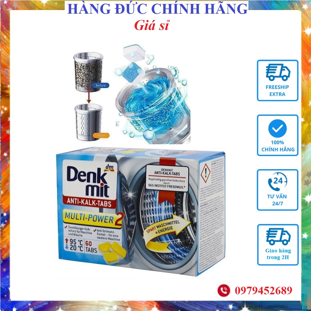 Viên tẩy lồng giặt Denkmit