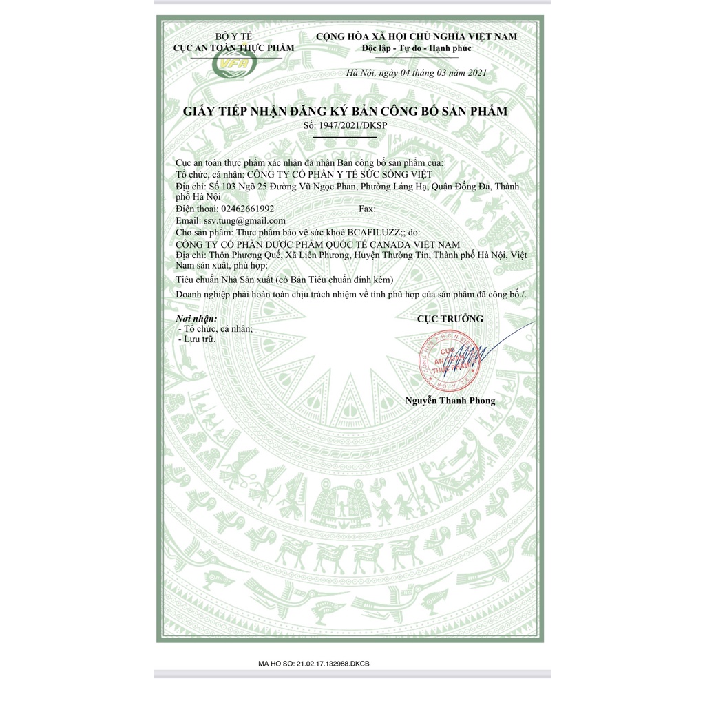 Sủi Multivitamin, Sủi atiso rau má - tuýp 20 viên