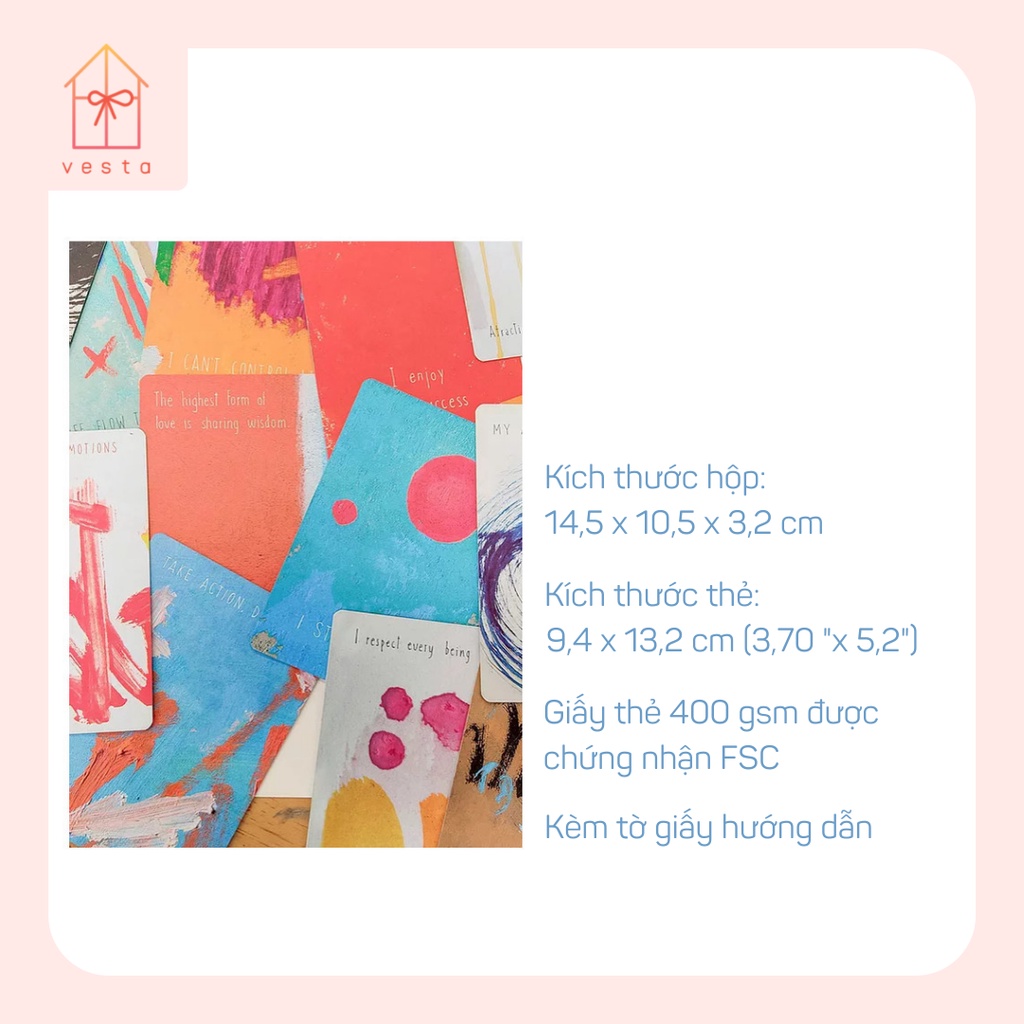 Thẻ bài truyền cảm hứng Oneness | Lá bài thức tỉnh tâm hồn gồm 48 lá