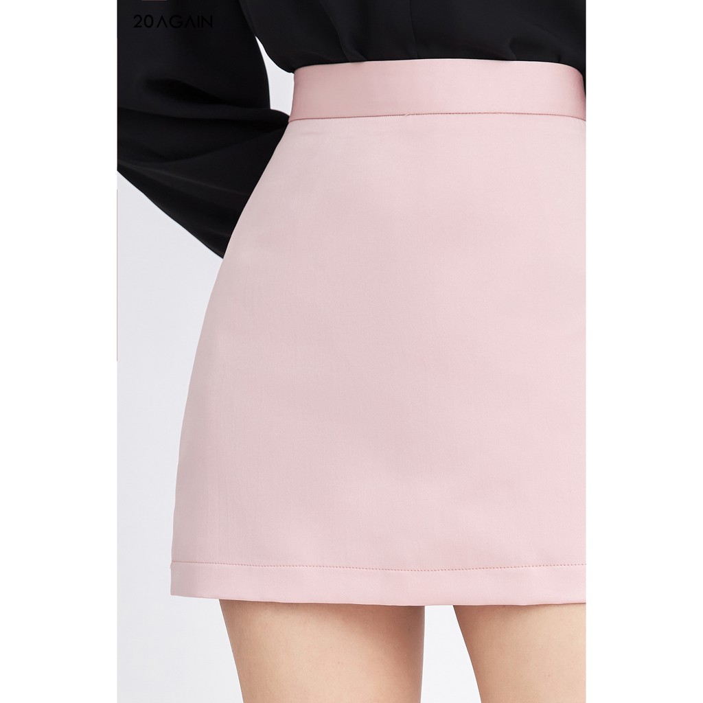 [Mã WABRAG99 giảm 10% đơn 99K] Chân váy dáng A basic 20AGAIN cạp cao tôn dáng, vải dày dặn không xù JAA1295 | BigBuy360 - bigbuy360.vn