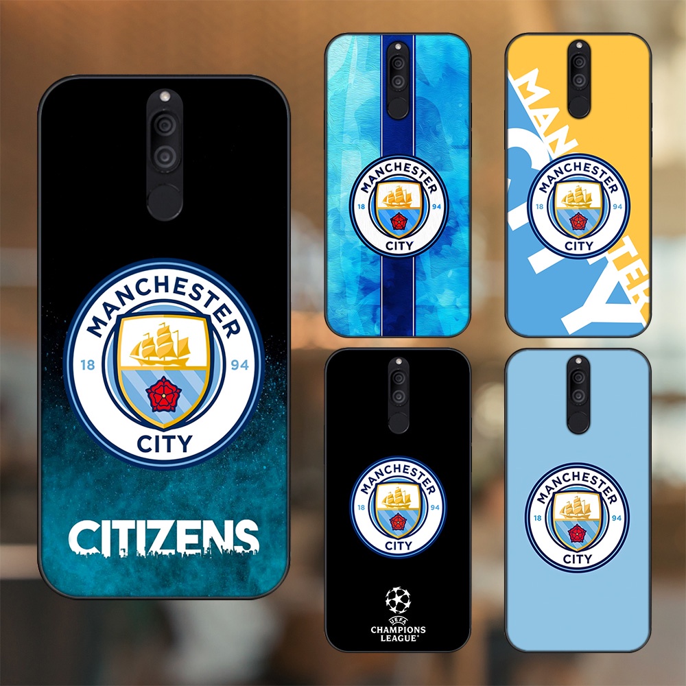 Ốp lưng Huawei Nova 2i viền đen in hình Manchester City MC