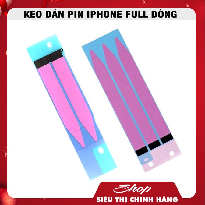 MIẾNG DÁN PIN IPHONE - CAO SU DÁN PIN IPHONE FULL DÒNG