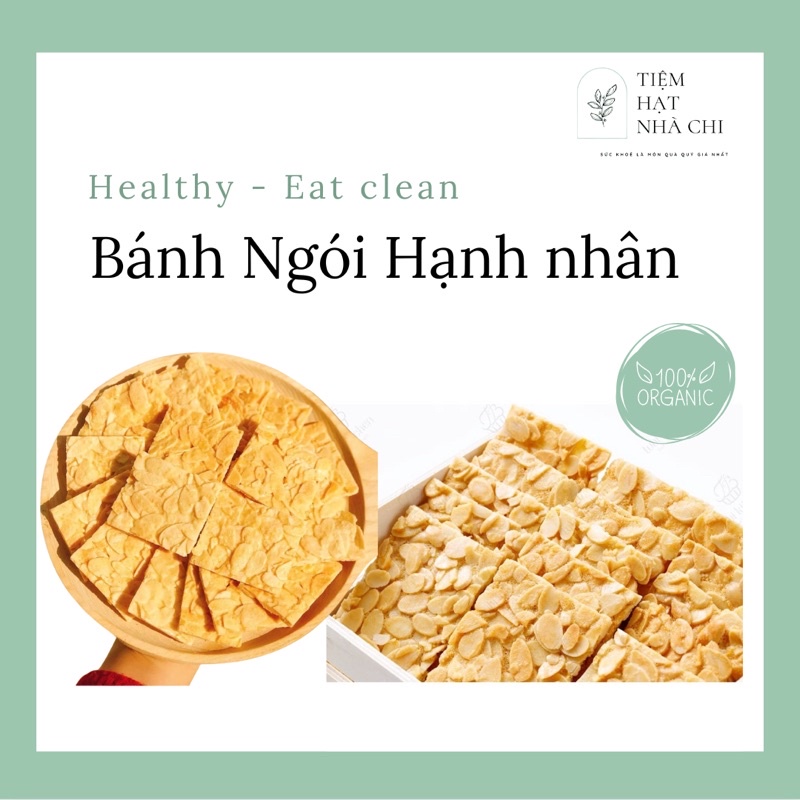 [500g] Bánh Ngói Hạnh Nhân mix 3 vị dành cho người ăn kiêng,eatclean, Keto  thơm ngon giòn rụm Siêu dinh dưỡng ơi