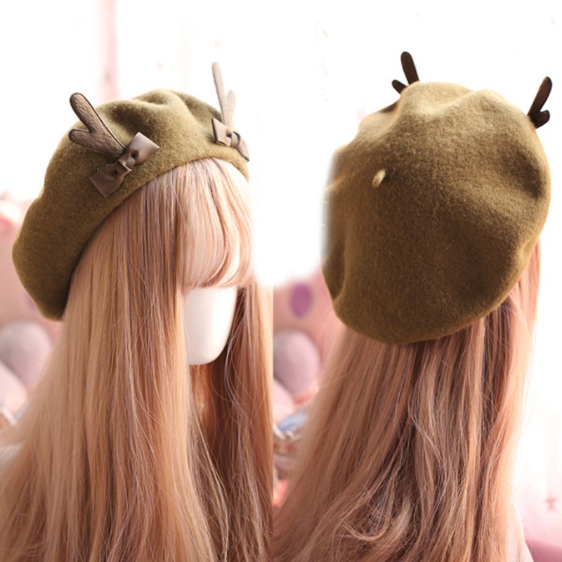 Nón Beret Len Thoáng Khí Thời Trang Lolita Dành Cho Nữ