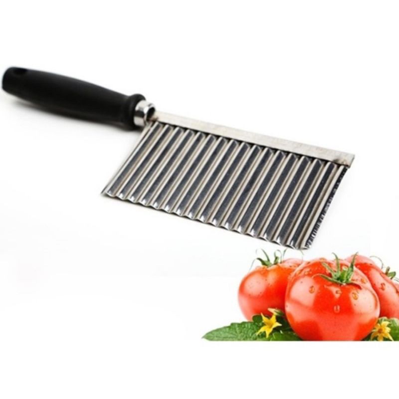 Dao cắt lượn sóng  có cán - không cán