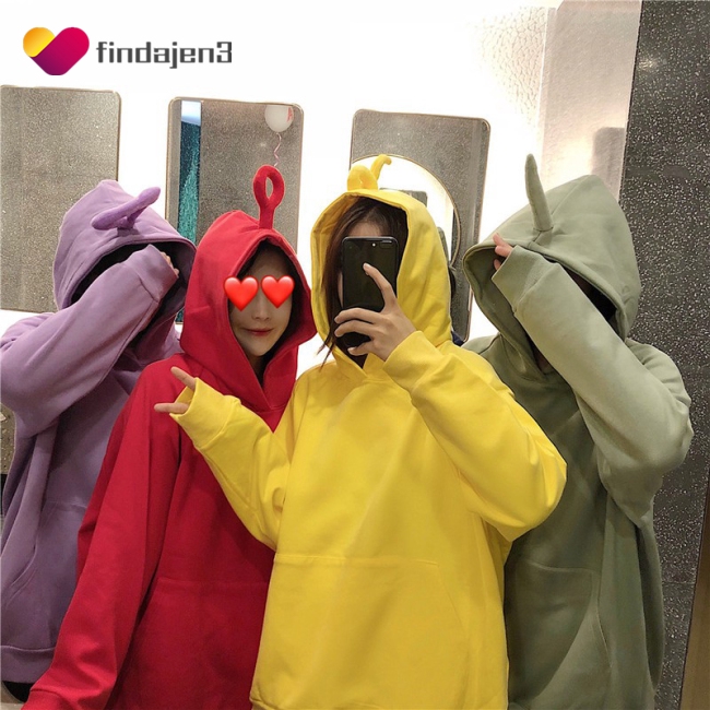 Áo Hoodies dáng rộng thiết kế đáng yêu cho phái nữ