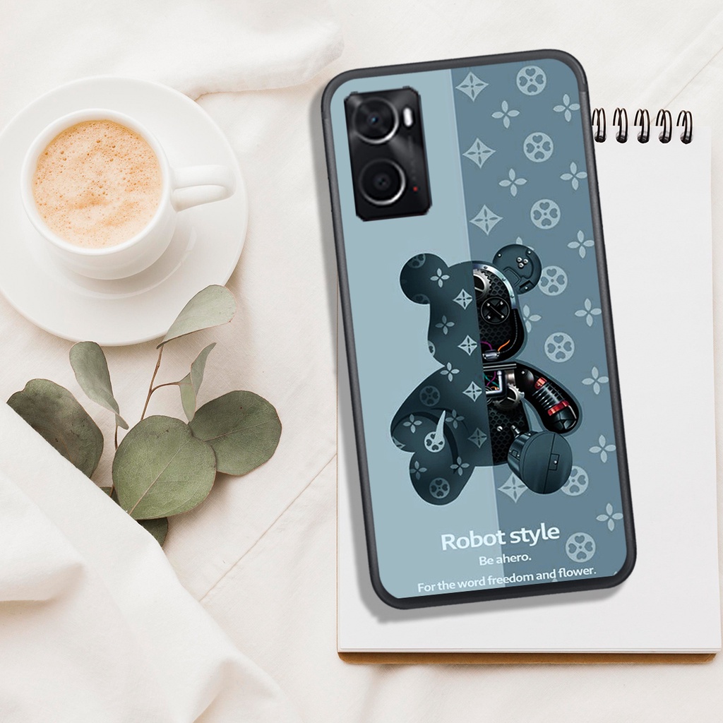 [ SIÊU HOT] ỐP LƯNG OPPO A76 4G - REALME 9 4G , IN HÌNH SIÊU GẤU BEAR BRICK, SẮC NÉT, MÀU SĂC ĐẸP.