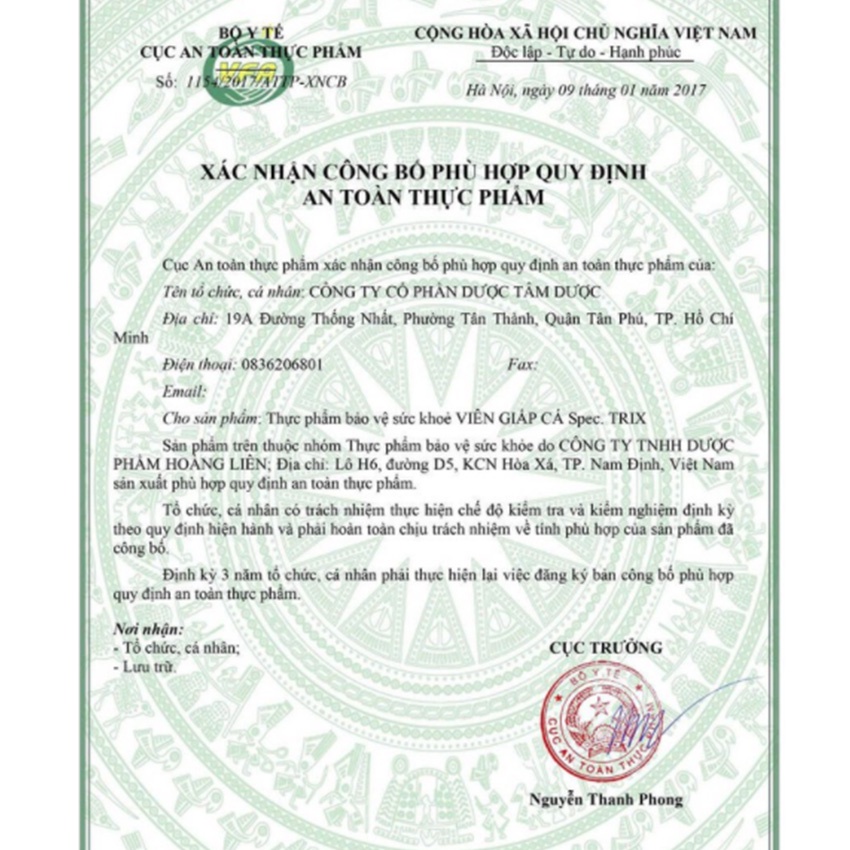 Viên Giấp Cá Extra 30v- Dành Cho Người Bị Trĩ & Táo Bón - Gia Hân