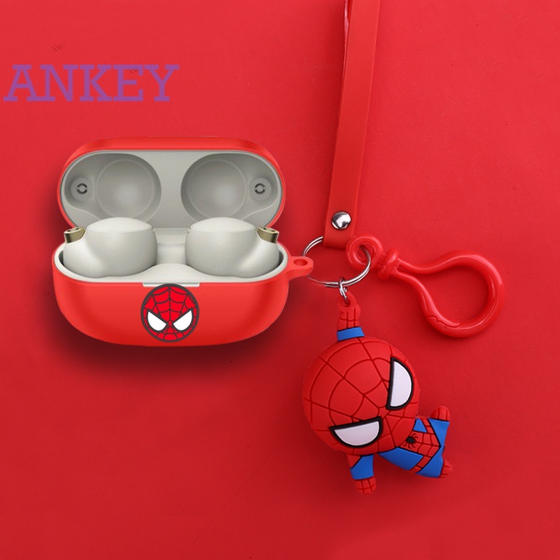 Sony WF-1000XM4 / WF-1000XM3 / WF-XB700 Vỏ bảo vệ hộp sạc tai nghe bluetooth không dây bằng silicon mềm sáng tạo cho Sony WF1000XM4 WF1000XM3 WFXB700