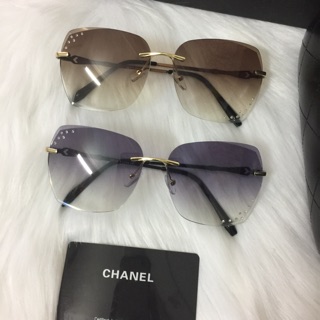 Kính mát nữ không viền hàng cao cấp giá sale mã C22