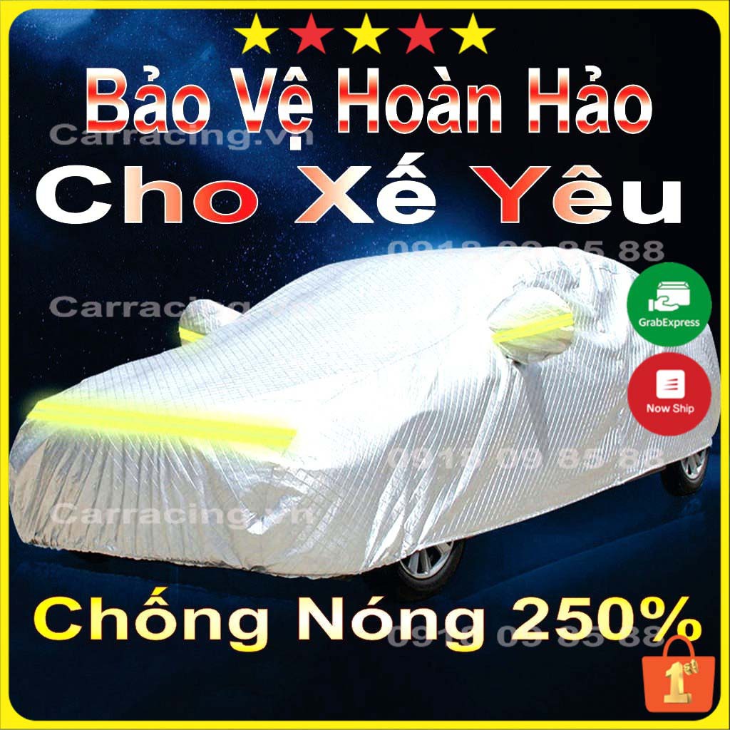 Bạt phủ xe ô tô CARRACING LA02 Bạt Phủ Ô TÔ Tăng 250% Che nóng ⛈️ mưa ⛈️ xước ⛈️ Xe Hơi 4 chỗ , 5 Chỗ , 7 chỗ , Bán Tải | BigBuy360 - bigbuy360.vn