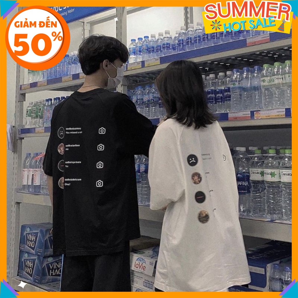 Áo Thun Phong Cách Hàn Quốc Siêu Đẹp Vải Dày Form rộng Unisex