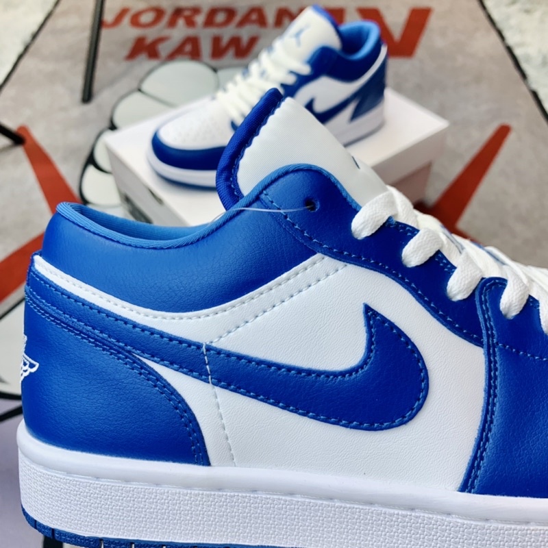 Giày thể thao sneaker cổ thấp Jordan AJ1 Low Marina Blue Hàng SC