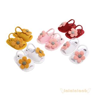 Giày Sandal Đính Hoa Hướng Dương Cho Bé (0-18 Tháng)