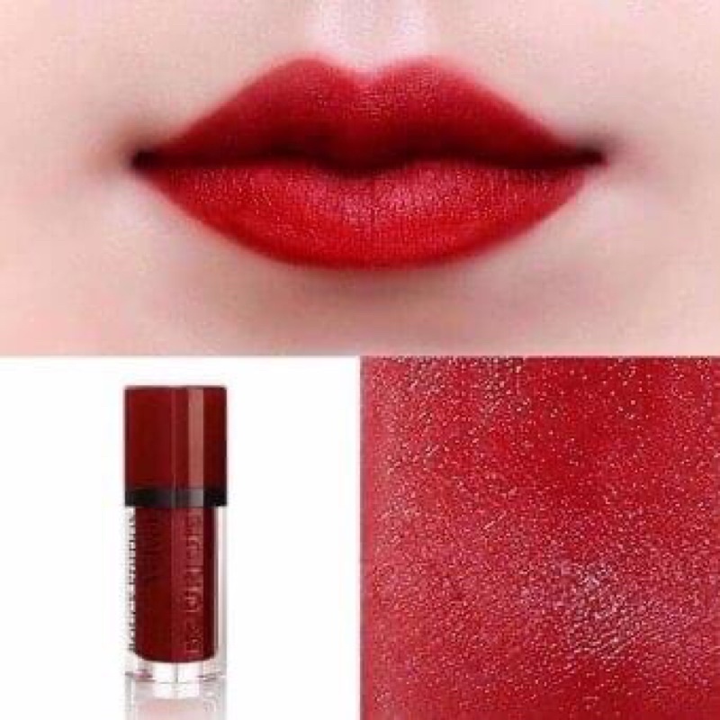 Son kem bourjois velvet 15 red volution đỏ thuần, đỏ nhung