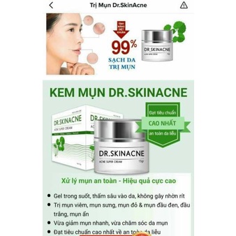 Kem Giảm Mụn DR SKINACNE, Kem Ngừa Mụn Dr Skinacne