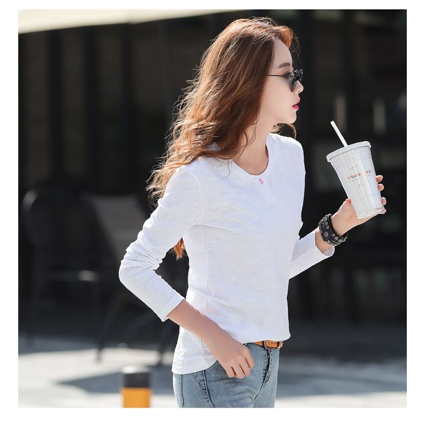 Áo phông nữ Áo Thun nữ Tay Dài Thời Trang Cho Nữ