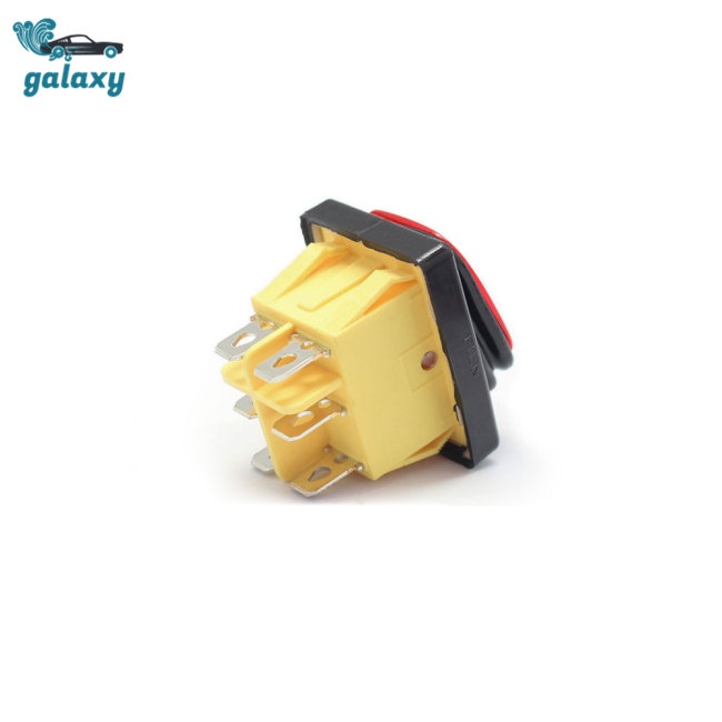 Galaxy Công Tắc On-Off-On 6 Chấu 12V Chống Thấm Nước Cho Xe Hơi, Tàu Thuyền