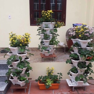 Kệ (Chậu) tầng trồng rau, trồng hoa, hàng Việt Nhật cao cấp đủ màu,hàng đẹp và sẵn kho