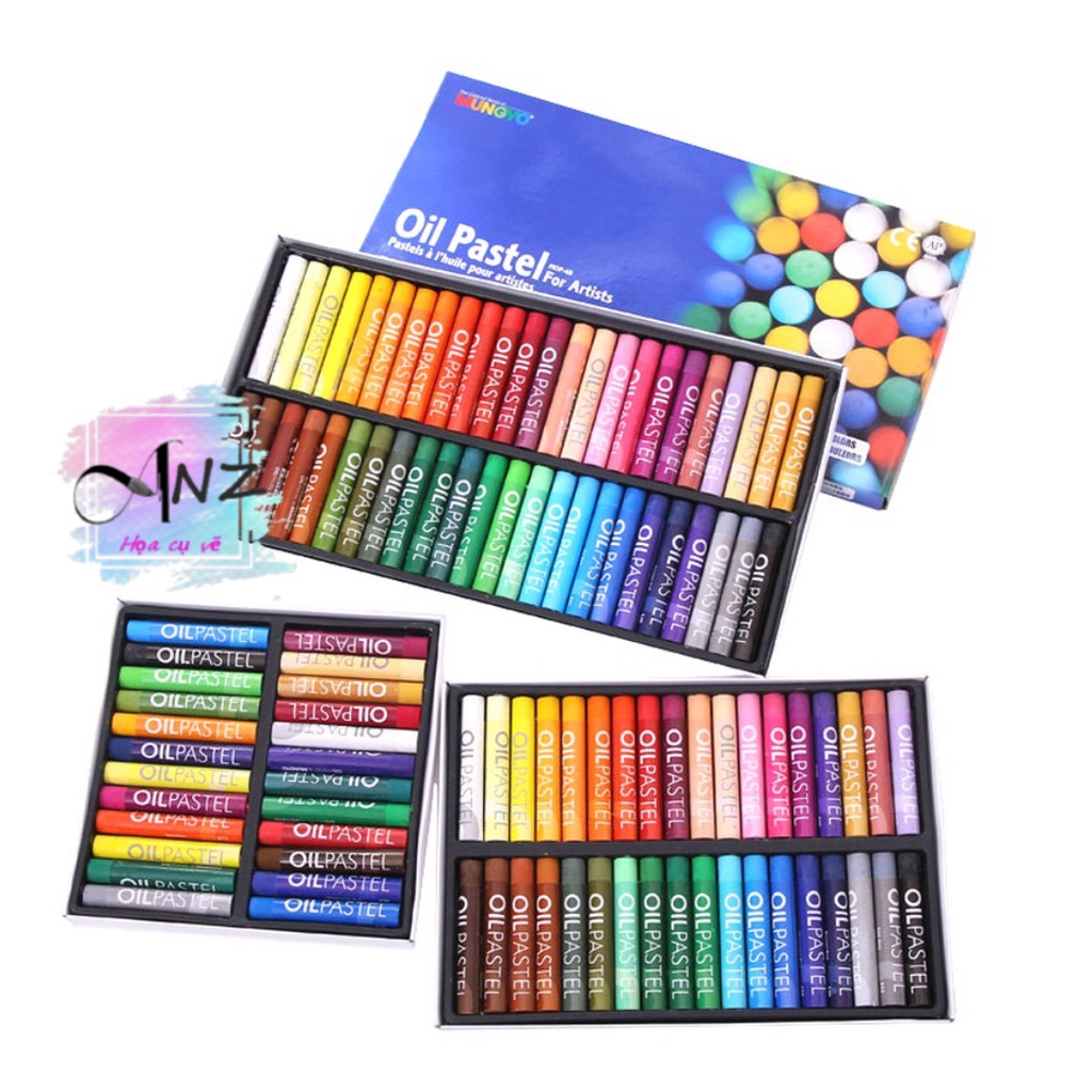 Sáp dầu MUNGYO hạng họa sĩ, Oil Pastel Mungyo for Artis set 12/24/36/48 color