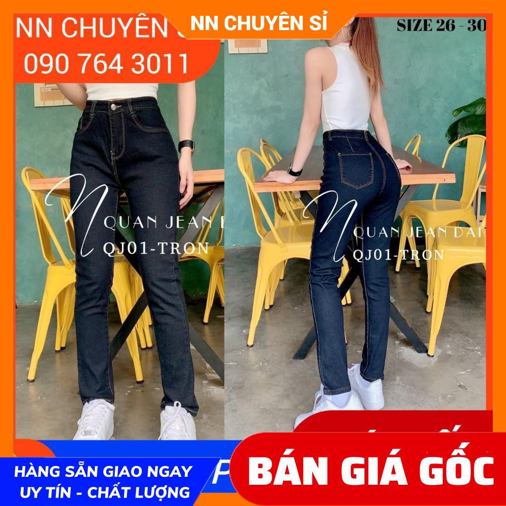 HÀNG ĐẸP ⚡ QUẦN JEAN DÀI TRƠN CỰC ĐẸP - JEAN DÀI 01 ⚡100% ẢNH THẬT⚡ JEAN DÀI BASIC