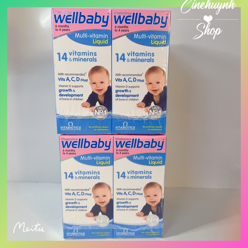 VITAMIN TỔNG HỢP WELLBABY CHO BÉ