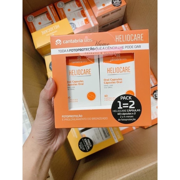 [Cóbill]Viên uống chống nắng nội sinh Heliocare