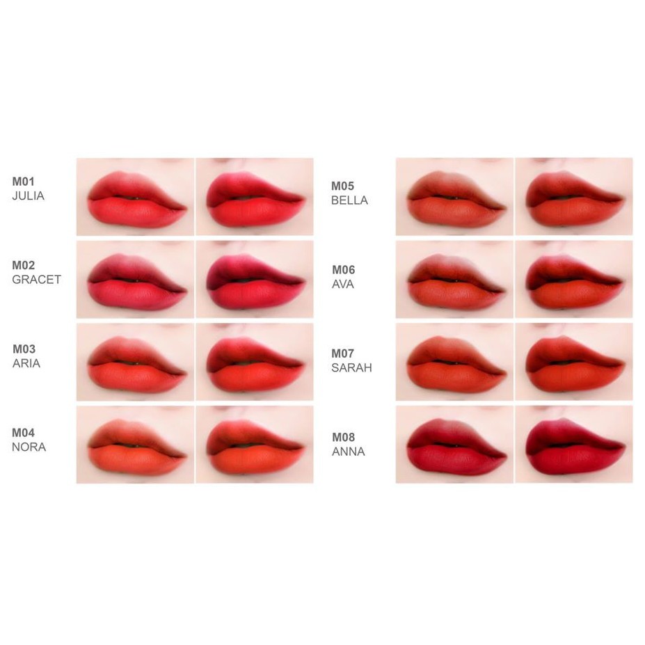 {THANH LÝ} Son Kem Lì ODDVERRY Soft Matte Lip Lacquer 4.5g