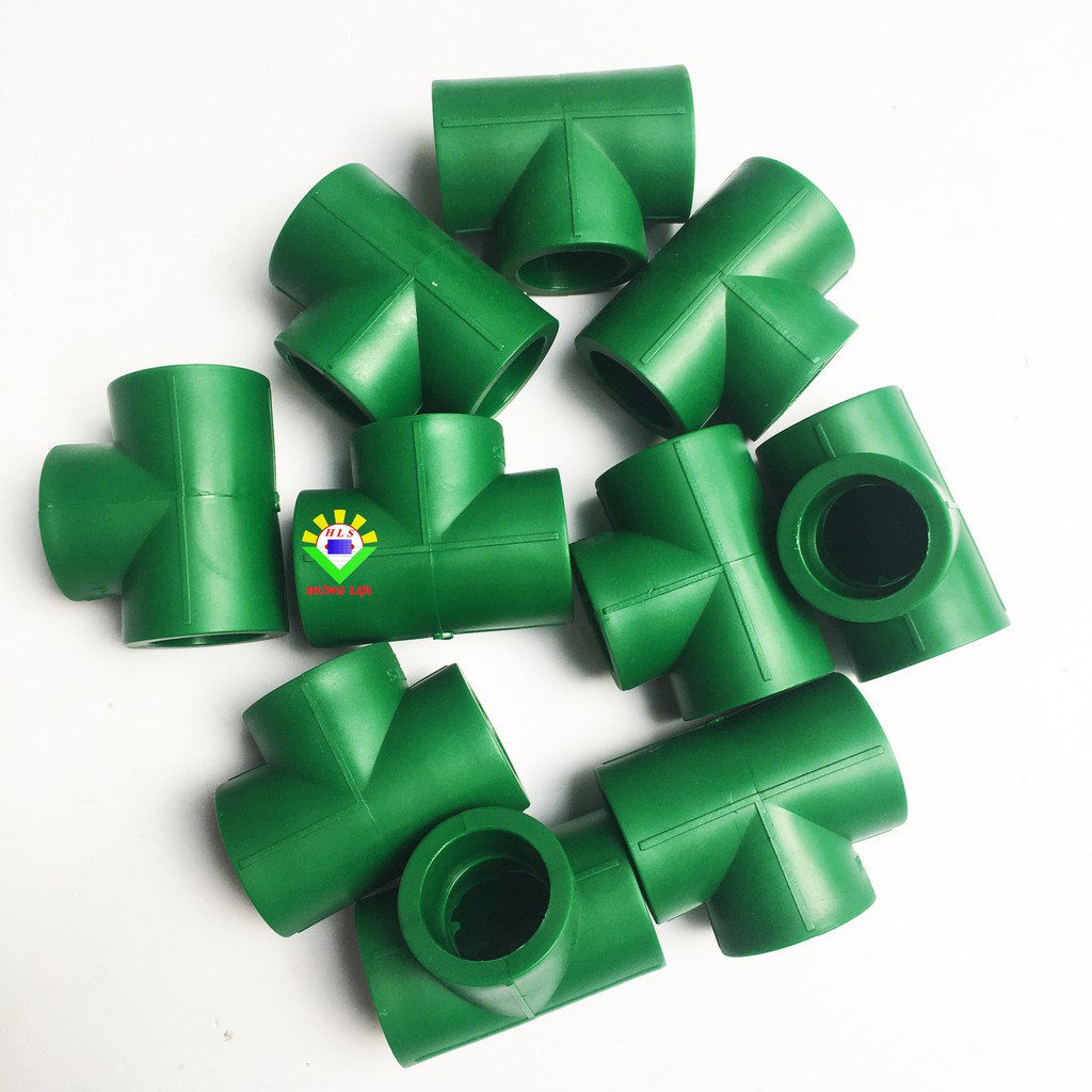 Tê ống nước nóng PPR phi 25-32 - combo 10 cái - phụ kiện ống nước nóng, lạnh