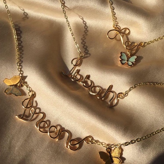 Dây chuyền khắc tên làm theo yêu cầu handmade