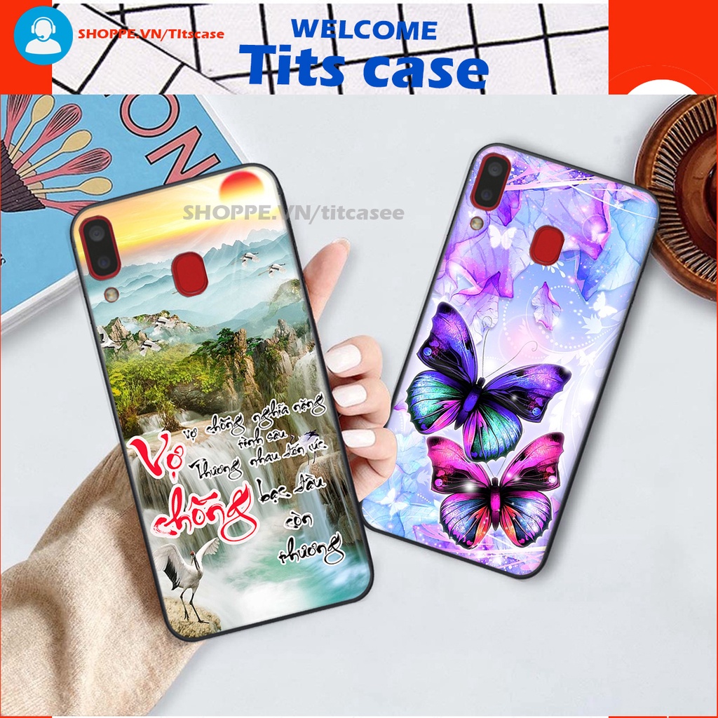 Ốp lưng Samsung Galaxy A20 / A30 / M20 in hình thiên nga,hoa may mắn, đặc sắc ĐỘC - LẠ - BỀN