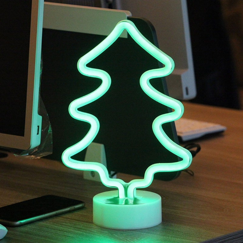 Đèn LED Neon Hình Cây Thông Giáng Sinh Trang Trí Phòng Ngủ / Tiệc Tùng / Lễ Hội