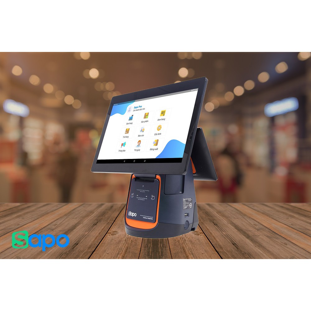 [CHÍNH HÃNG] Máy bán hàng để bàn Sapo S2 mini