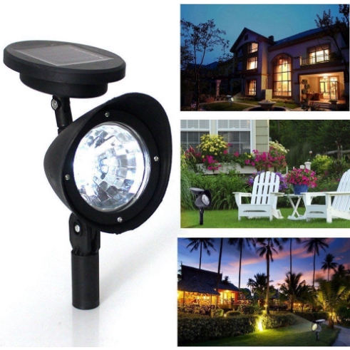 Đèn Led 4 Bóng Năng Lượng Mặt Trời Chống Thấm Nước Cho Sân Vườn