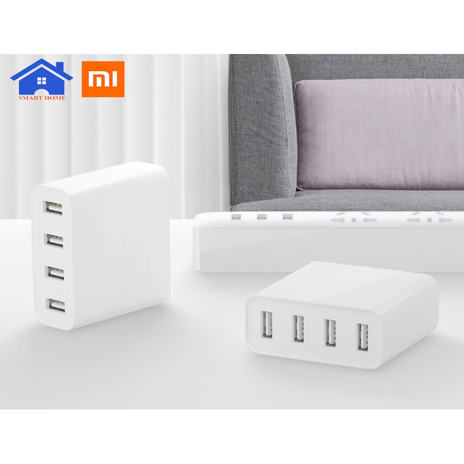 [HÀNG CHÍNH HÃNG] Củ Sạc Xiaomi 4 Cổng USB Chính Hãng Sạc USB 4 cổng cho điện thoại di động và máy tính bảng sạc đa năng