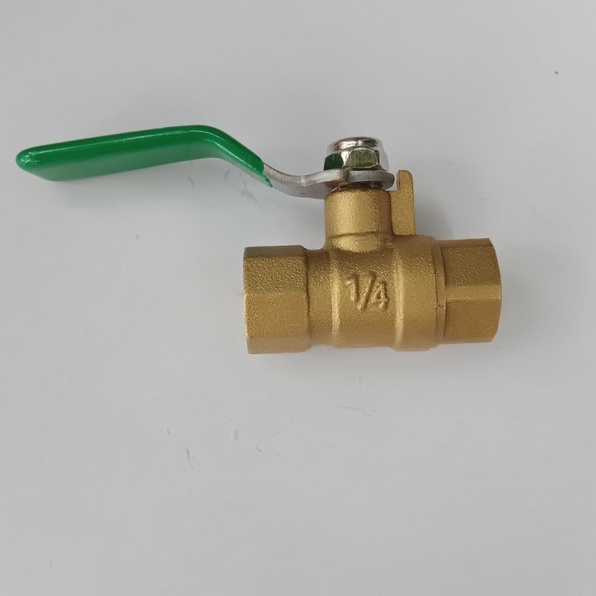 Van gạt khóa máy nén khí, van khóa 1/4 loại ren trong 13mm loại dẹp