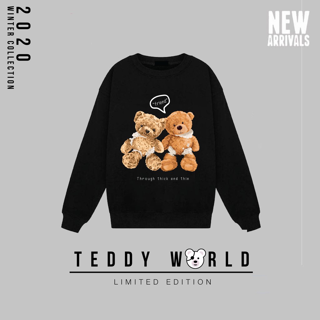 [HOT] BST Áo Sweater nỉ đôi in hình Gấu cực chất giá tốt nhất | BigBuy360 - bigbuy360.vn