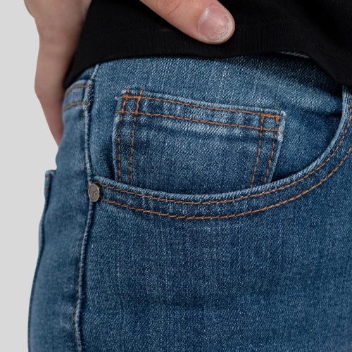 Quần jean nữ Yody dáng boy lưng thấp ống bó co giãn tốt thoáng khí tôn dáng QJN4014
