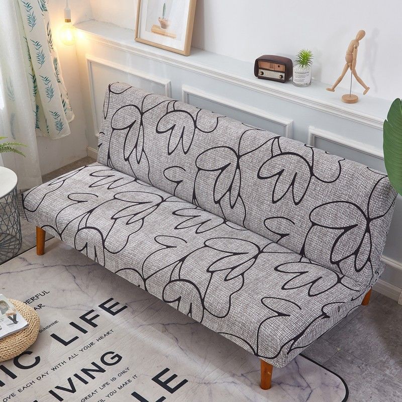 Giường gấp đôi ghế sofa nhỏ phòng ngủ mini sử dụng kép lười biếng gỗ rắn có thể bơm hơi đa chức năng bọc vải <